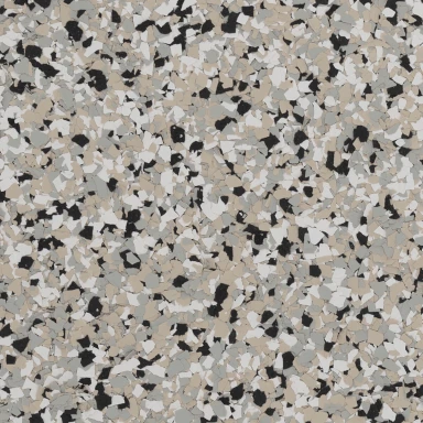 A sample of Cabin Fever poly flake.